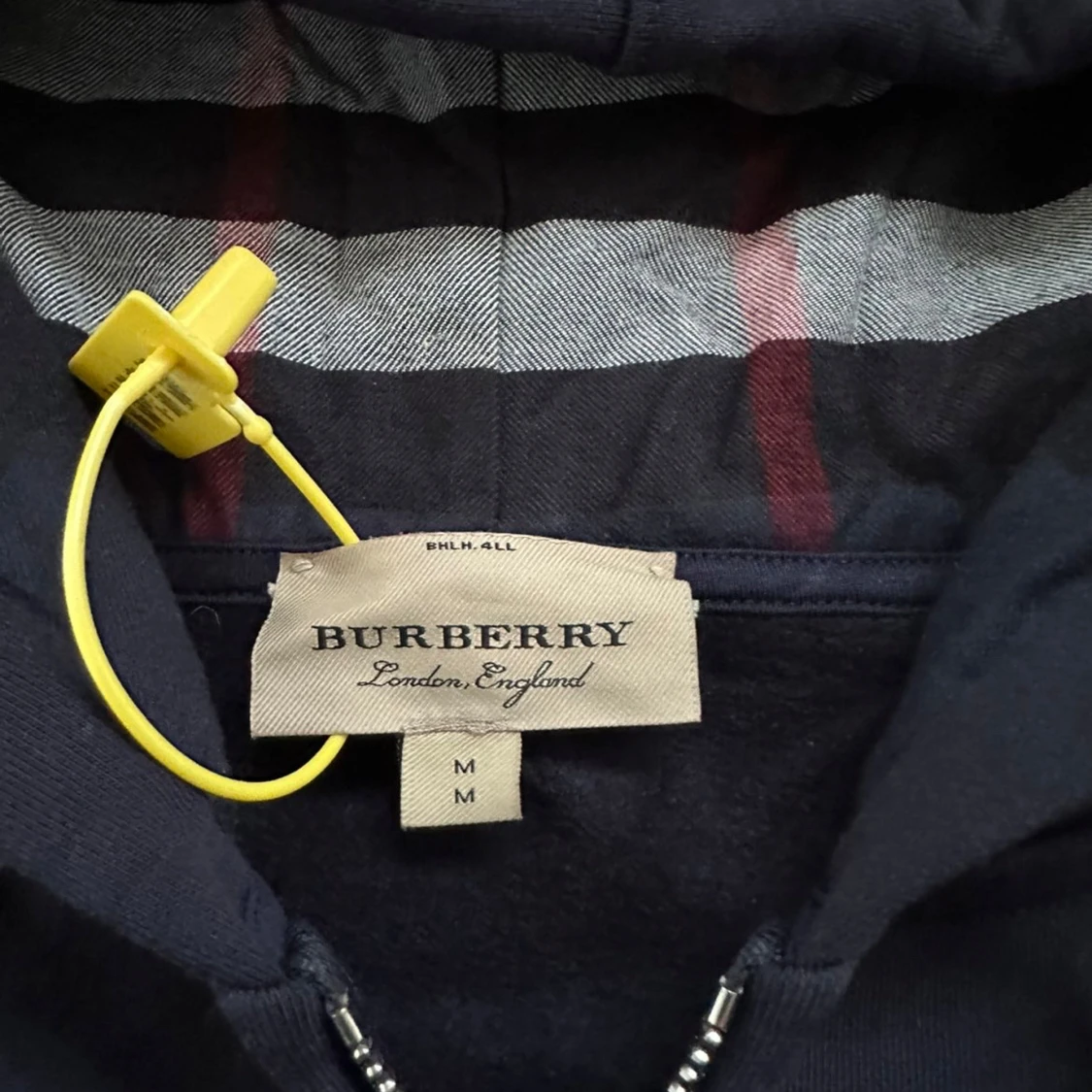 Mörkblå hoodie från Burberry M - 1