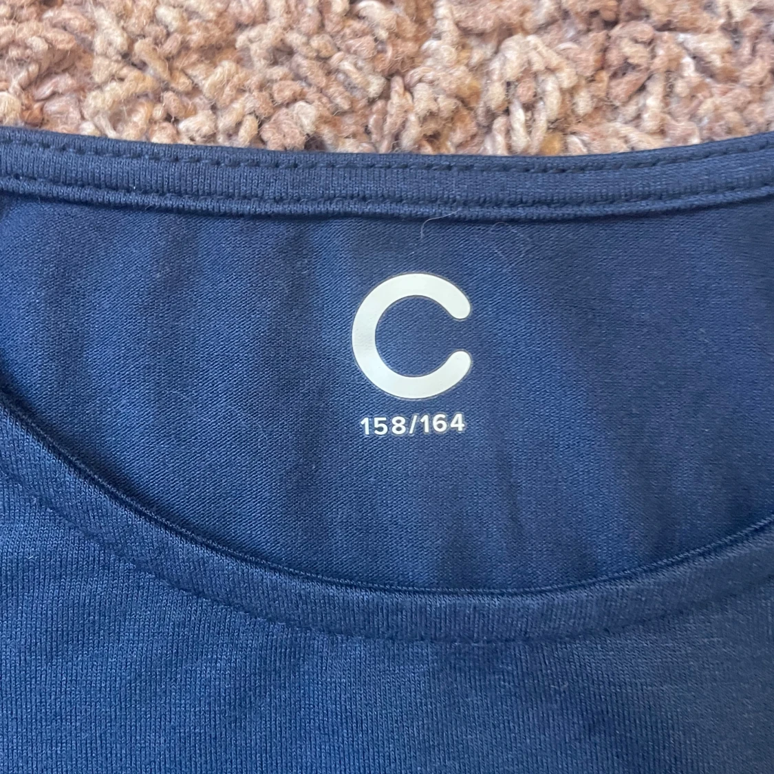 Mörkblå långärmad tröja från Cubus - 1