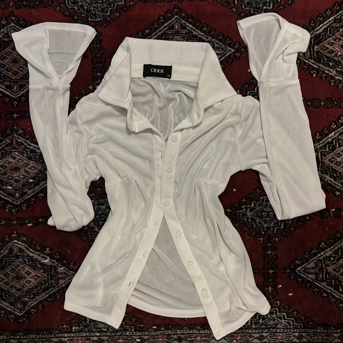 Sammet skjorta från Cider XS