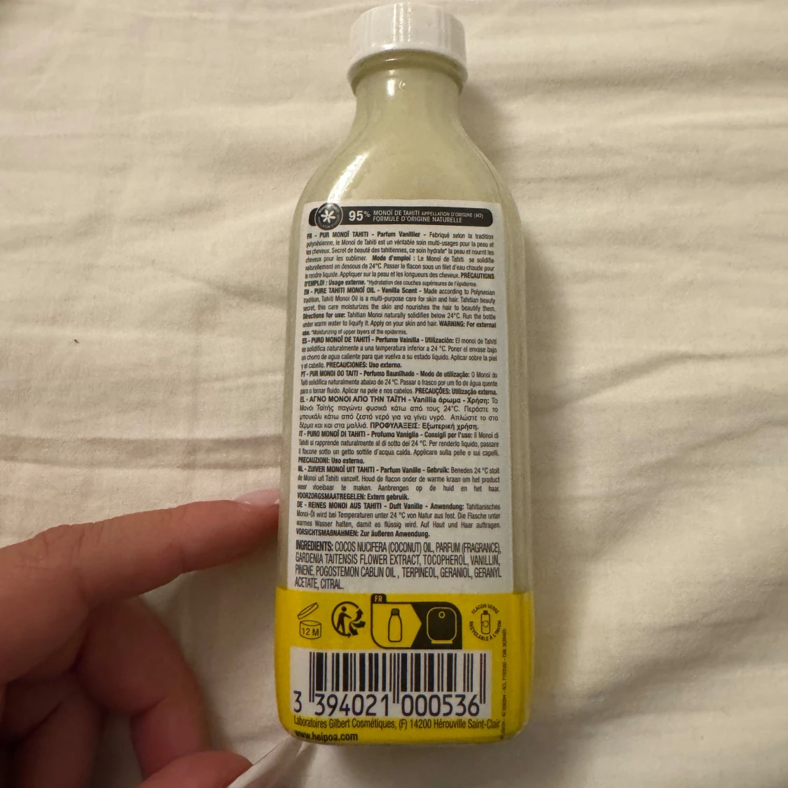 Hei Poa Monoi-olja Vanilj 100ml - 1