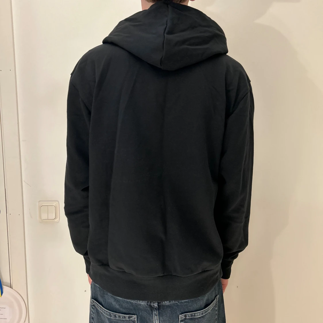 Svart hoodie från Nike med dragkedja - 2