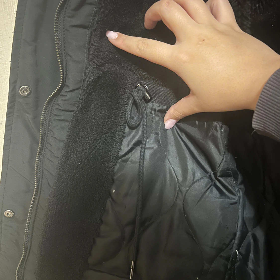 Svart vinterjacka - 4