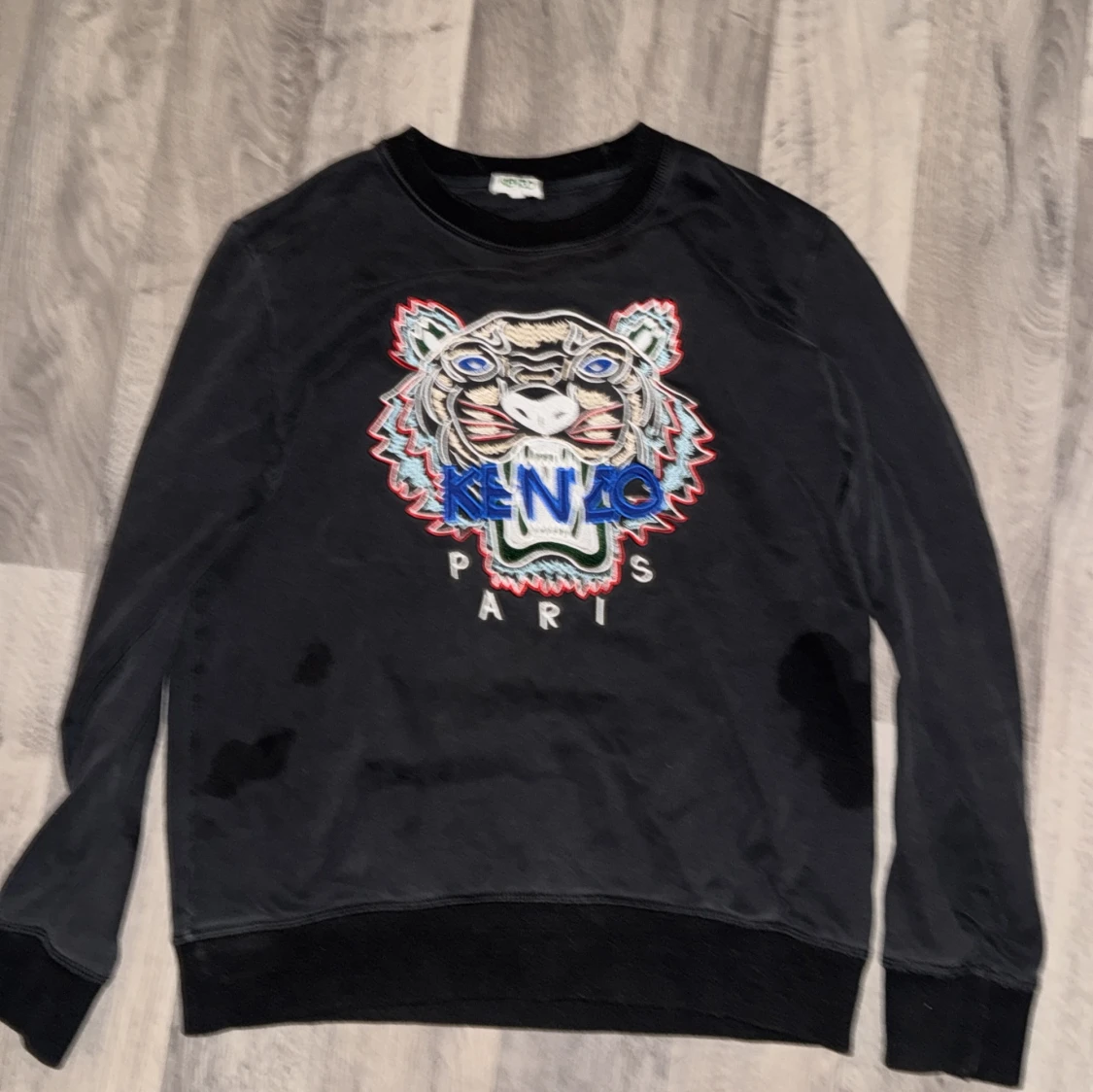 Svart Kenzo sweatshirt med tiger