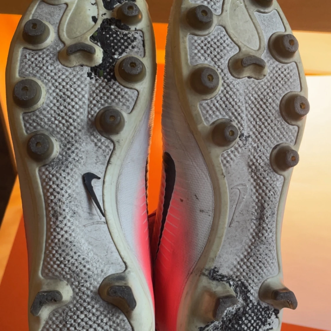 Nike Mercurial fotbollsskor rosa/vit - 3