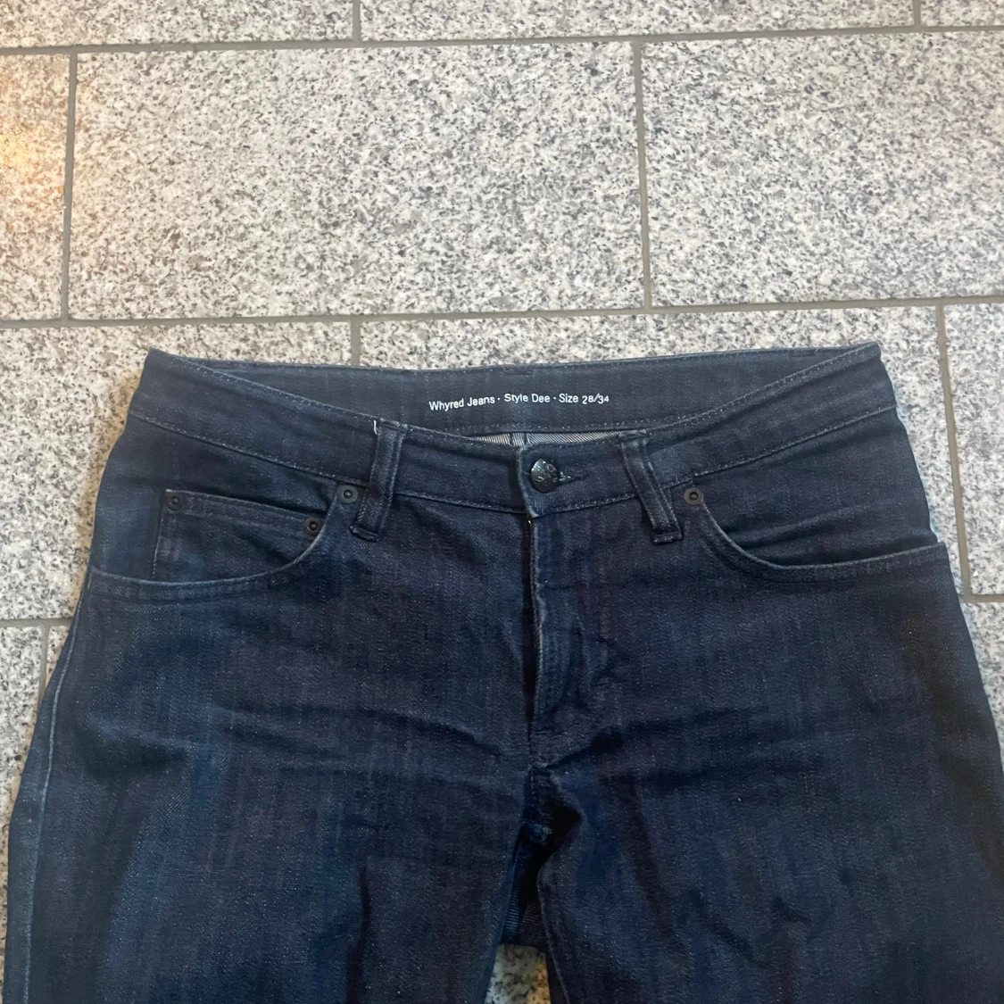 Whyred Dee bootcut jeans mörkblå - 3