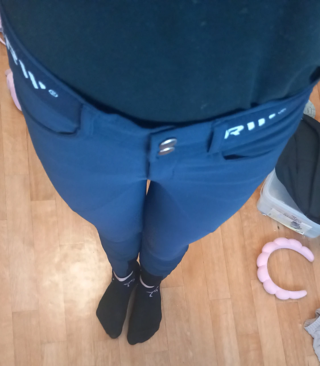 Mörkblå ridbyxor från CRW Grip