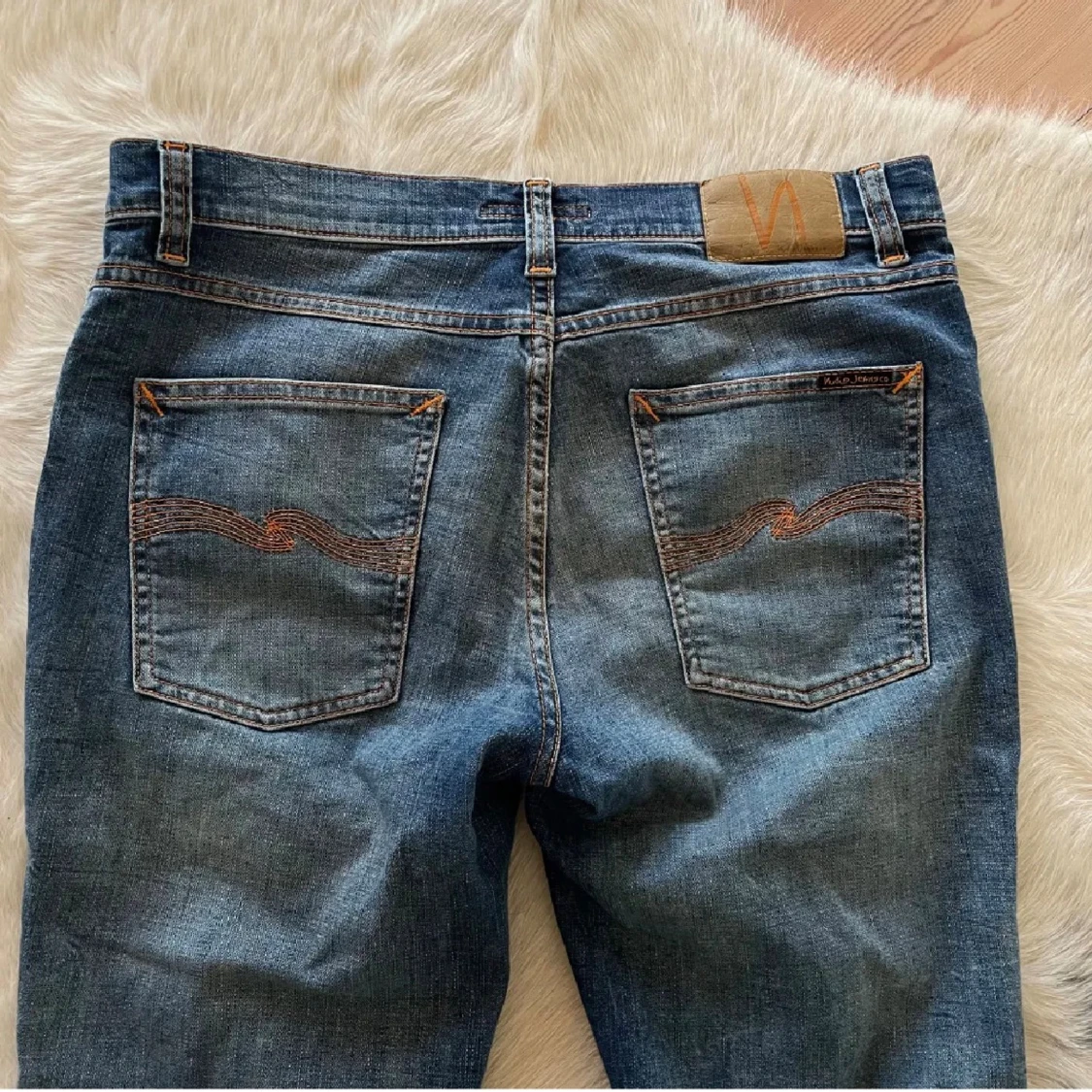 Blå jeans från Nudie Jeans Slim - 2