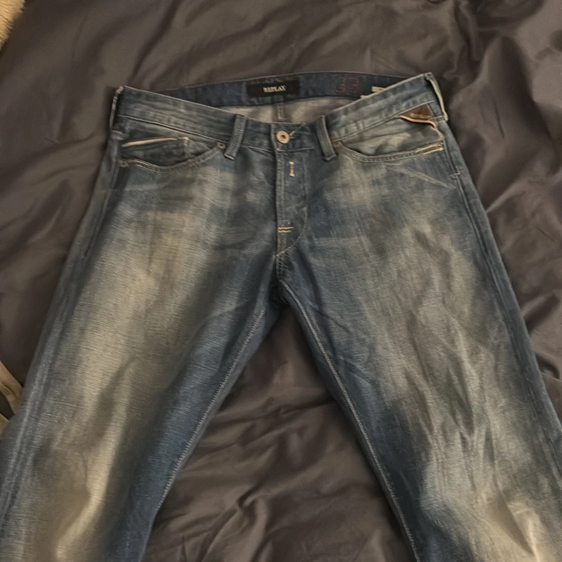 Replay Waitom jeans blå, storlek 33/34 - 2