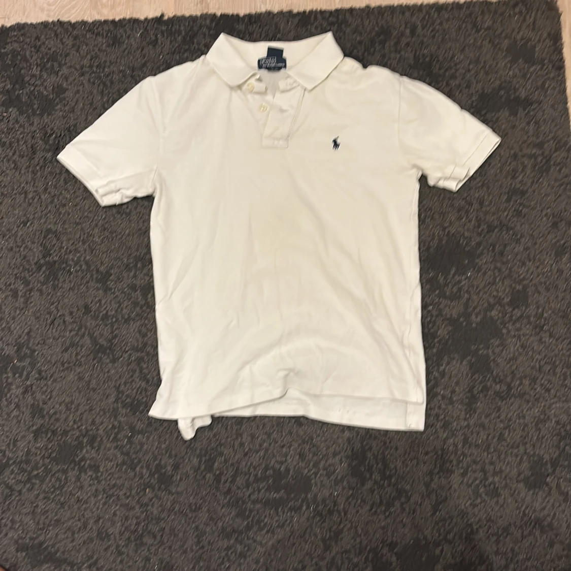 Vit pikétröja från Polo Ralph Lauren