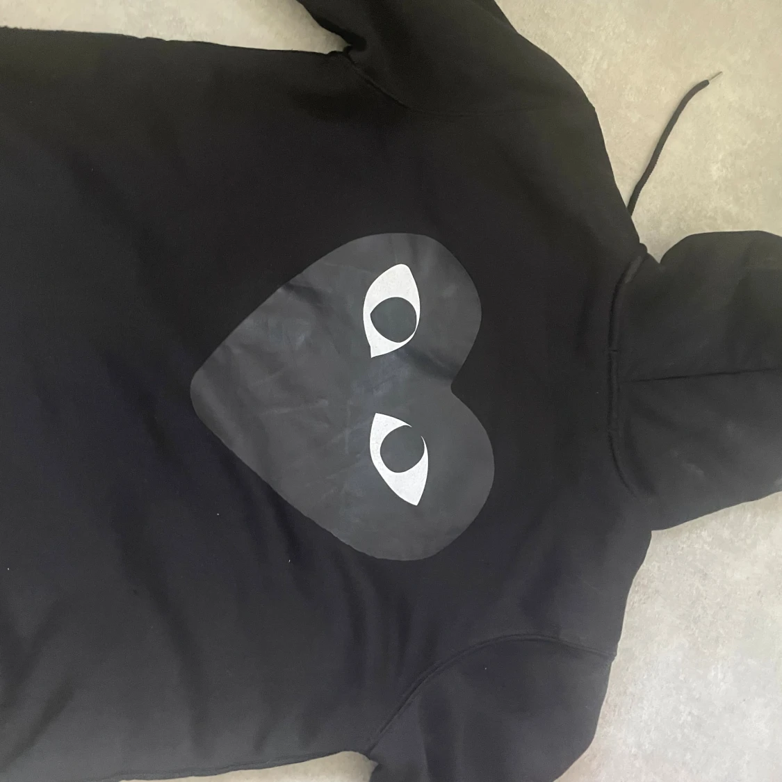 Svart hoodie Comme des Garçons Play - 1