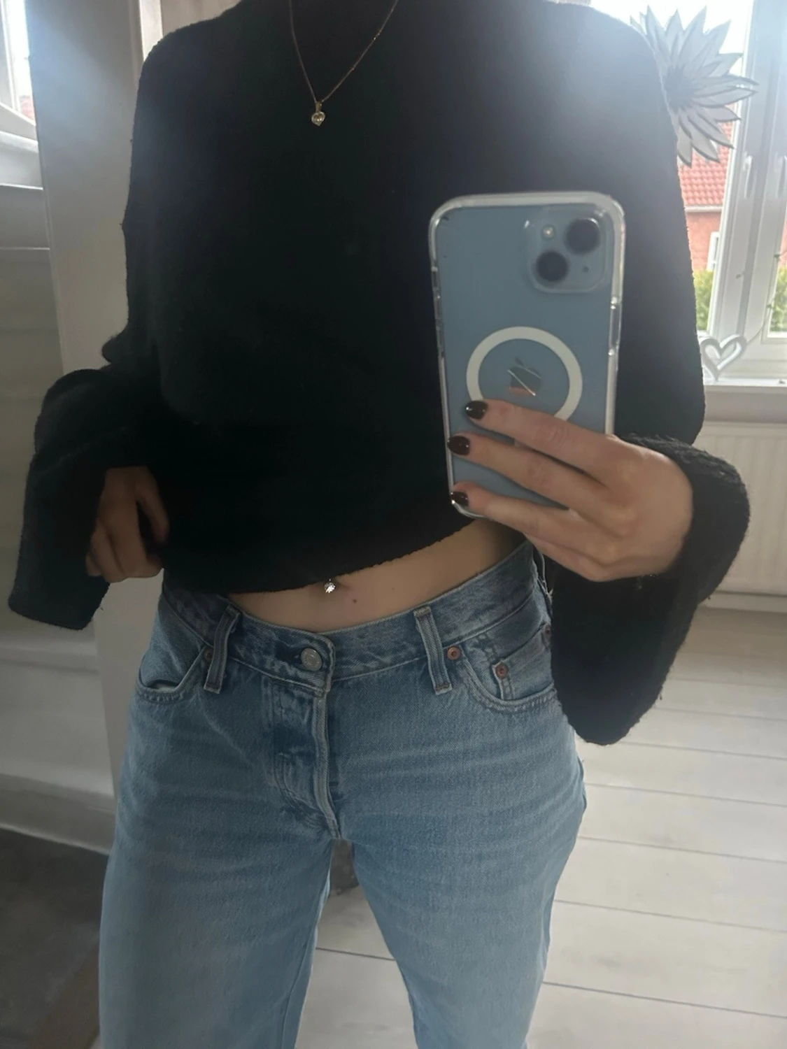 Levi's 501 ljusblå jeans straight fit - 1