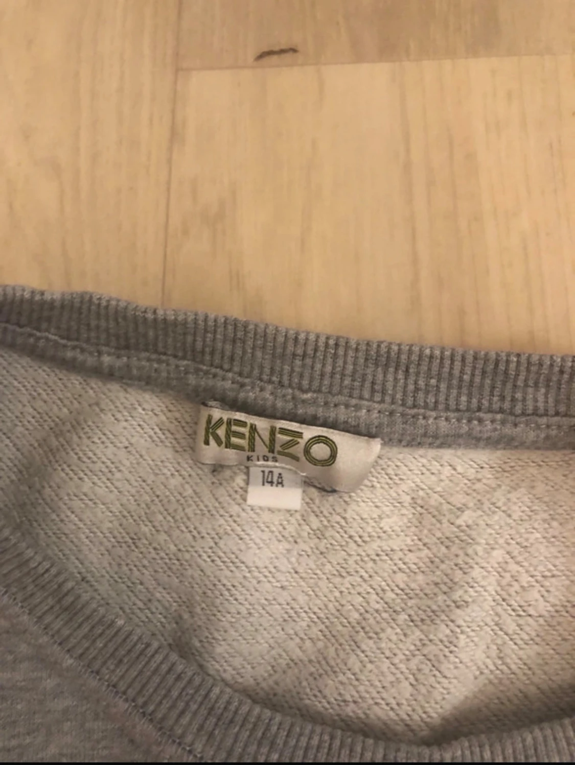Grå Kenzo sweatshirt i strlk 14A - 1