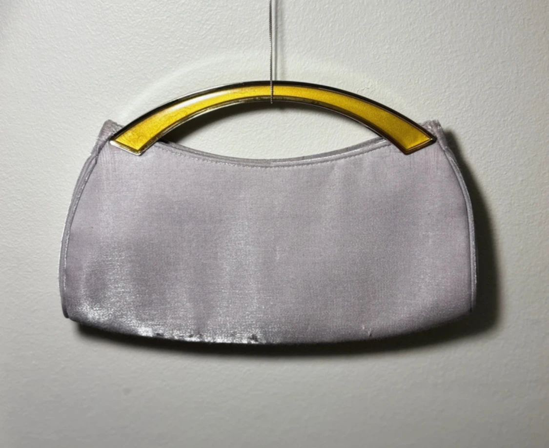 Retro satinväska - unik festväska - 1