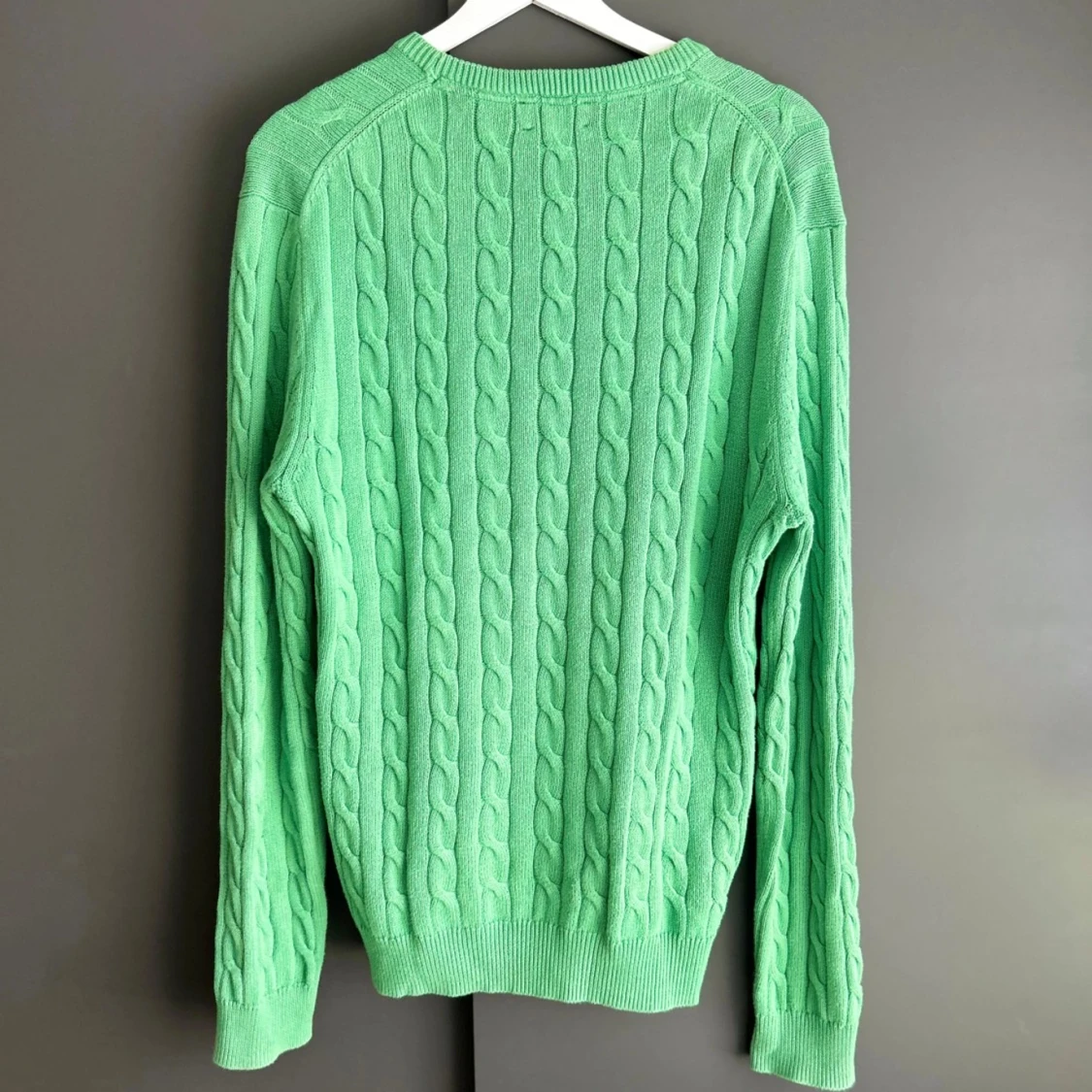 Kabelstickad morris tröja, Pima cotton - 4