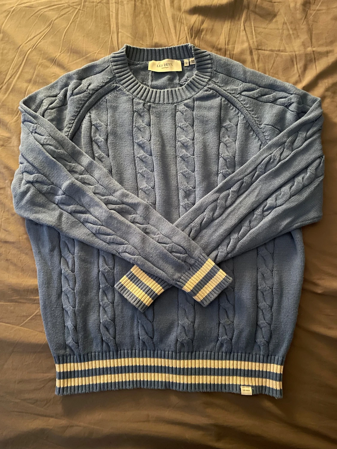 Les Deux stickad tröja