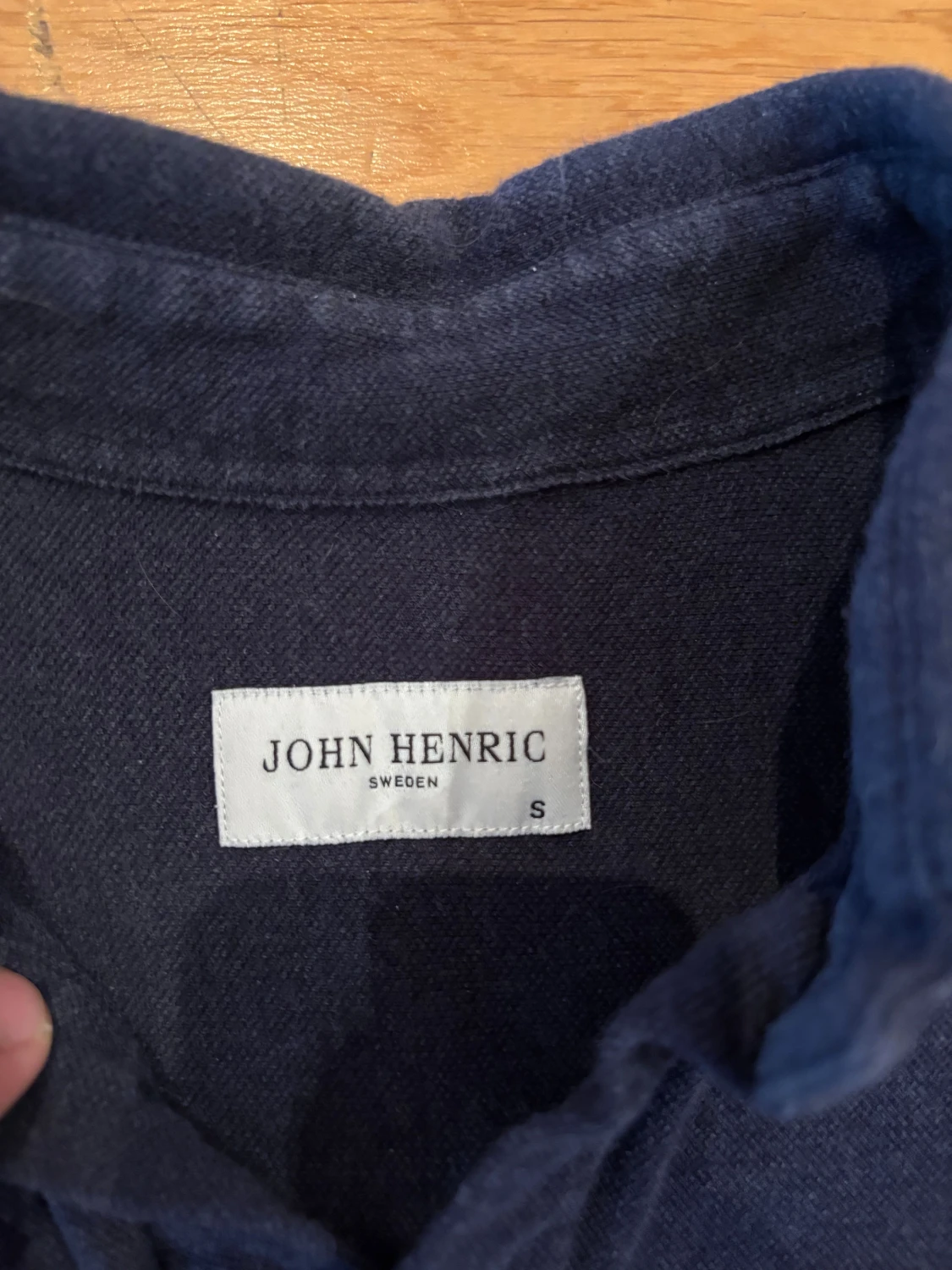 Blå henley från John Henric - 1