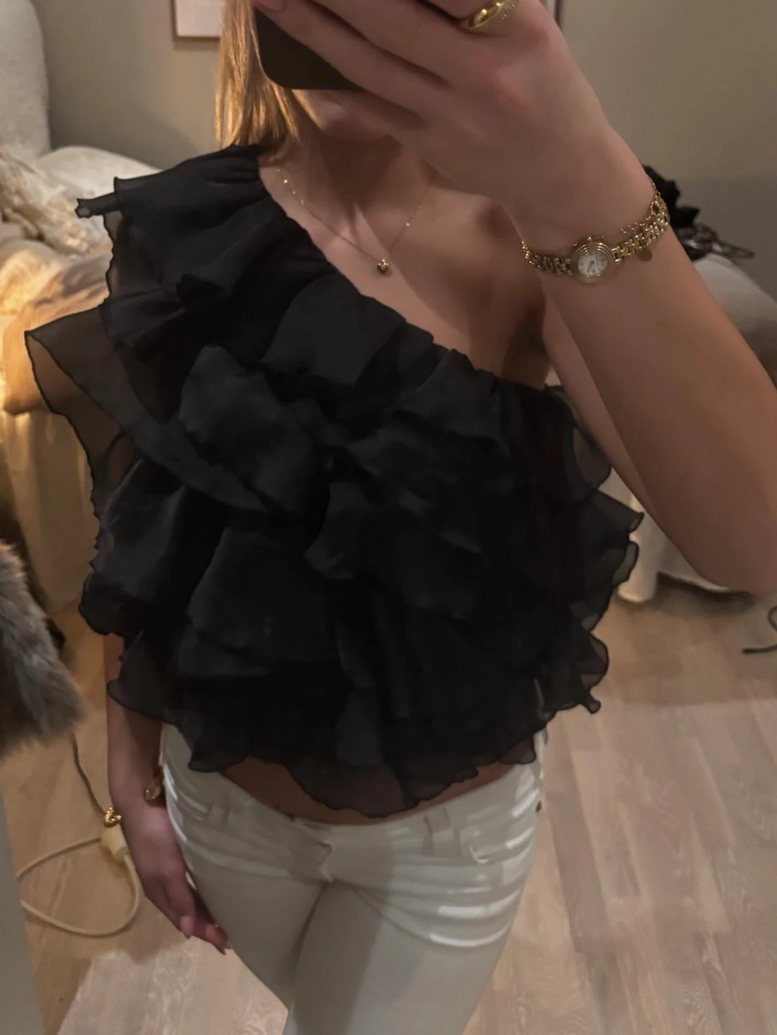 Organza frill top - 3
