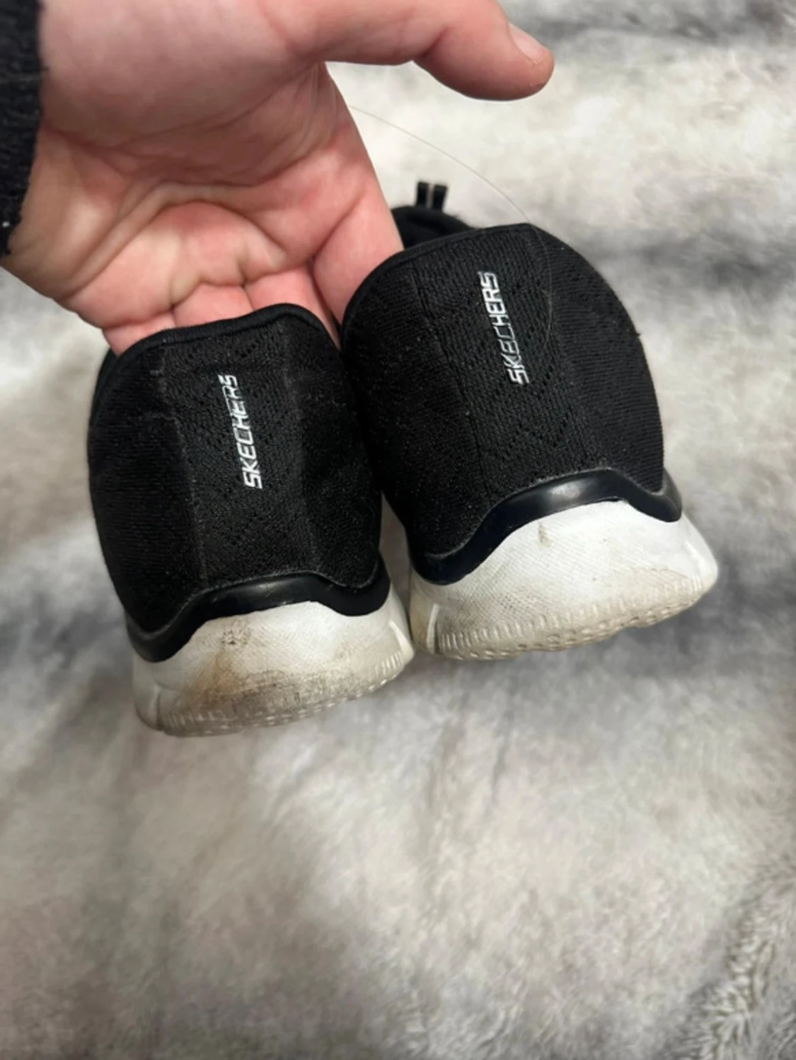 Svarta Skechers sneakers strl 40 - 4