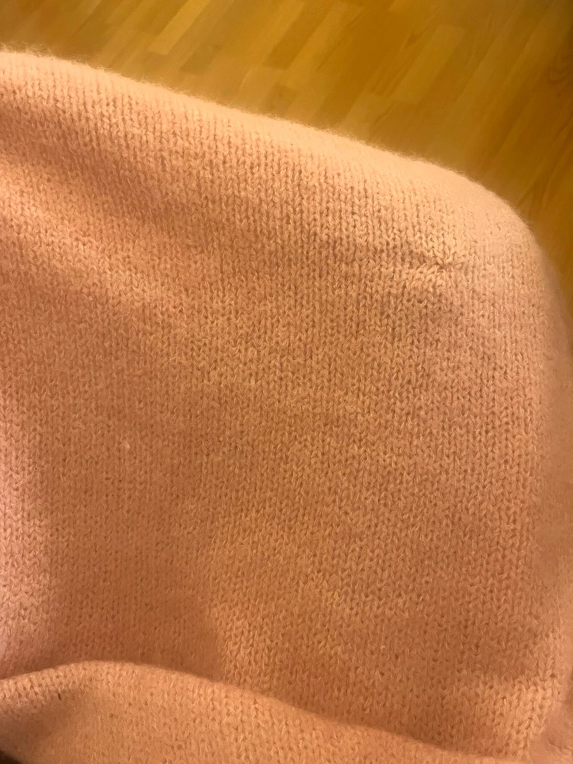 Ljusrosa stickad kofta från Lindex - 4