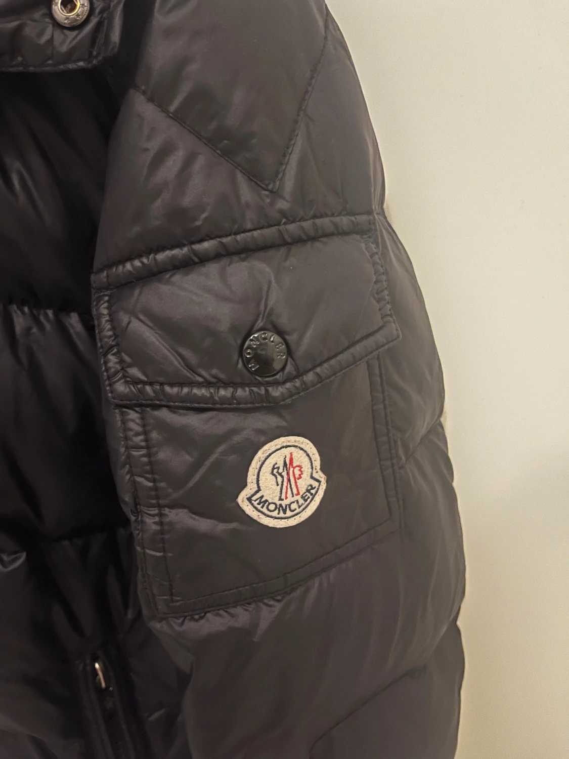 Svart Moncler pufferjacka herr - 2
