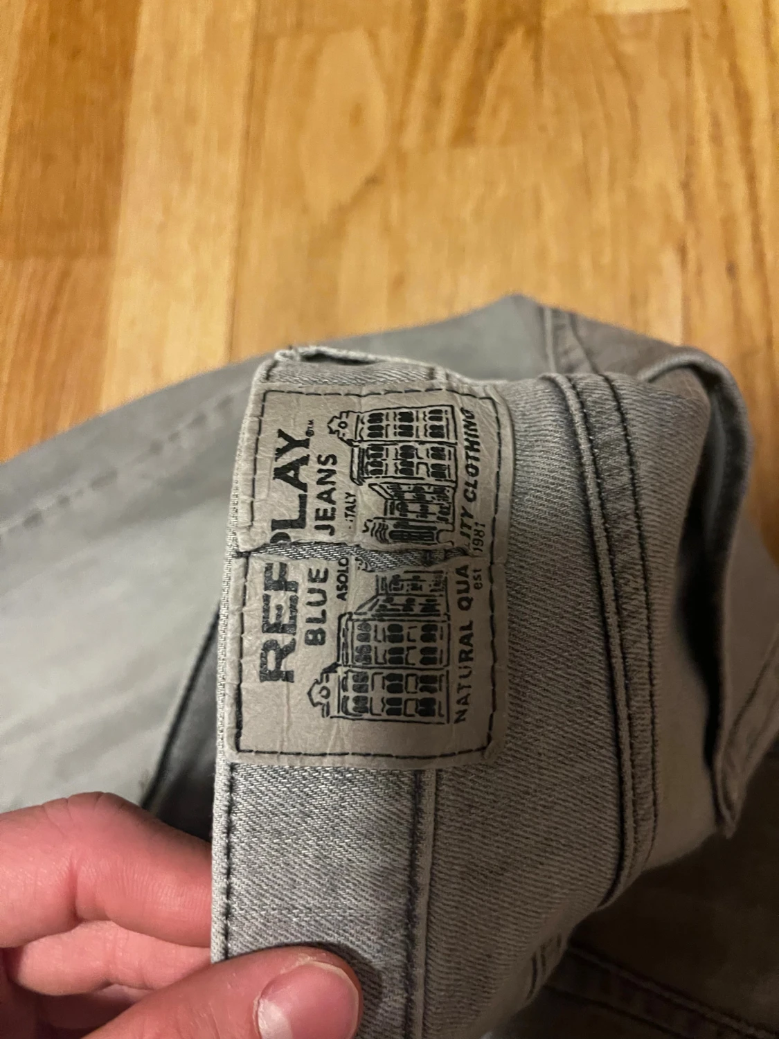 Replay grå jeans straight fit - 2