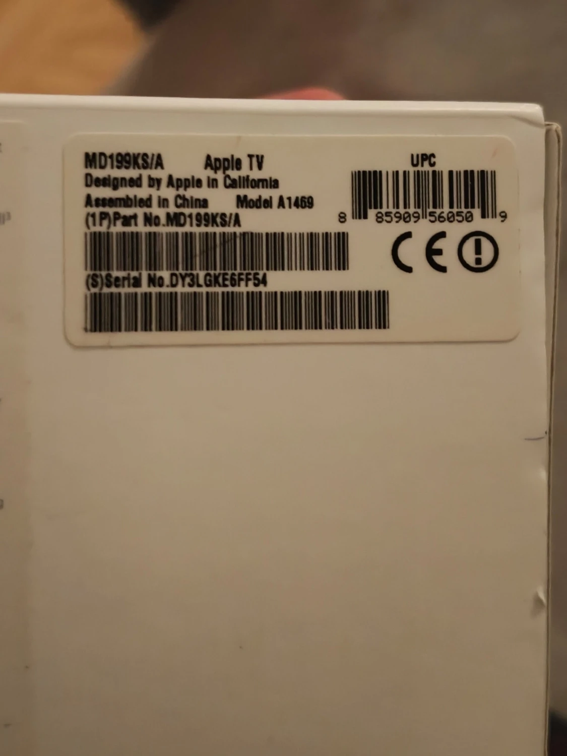 Apple TV (Model A1469) - 2