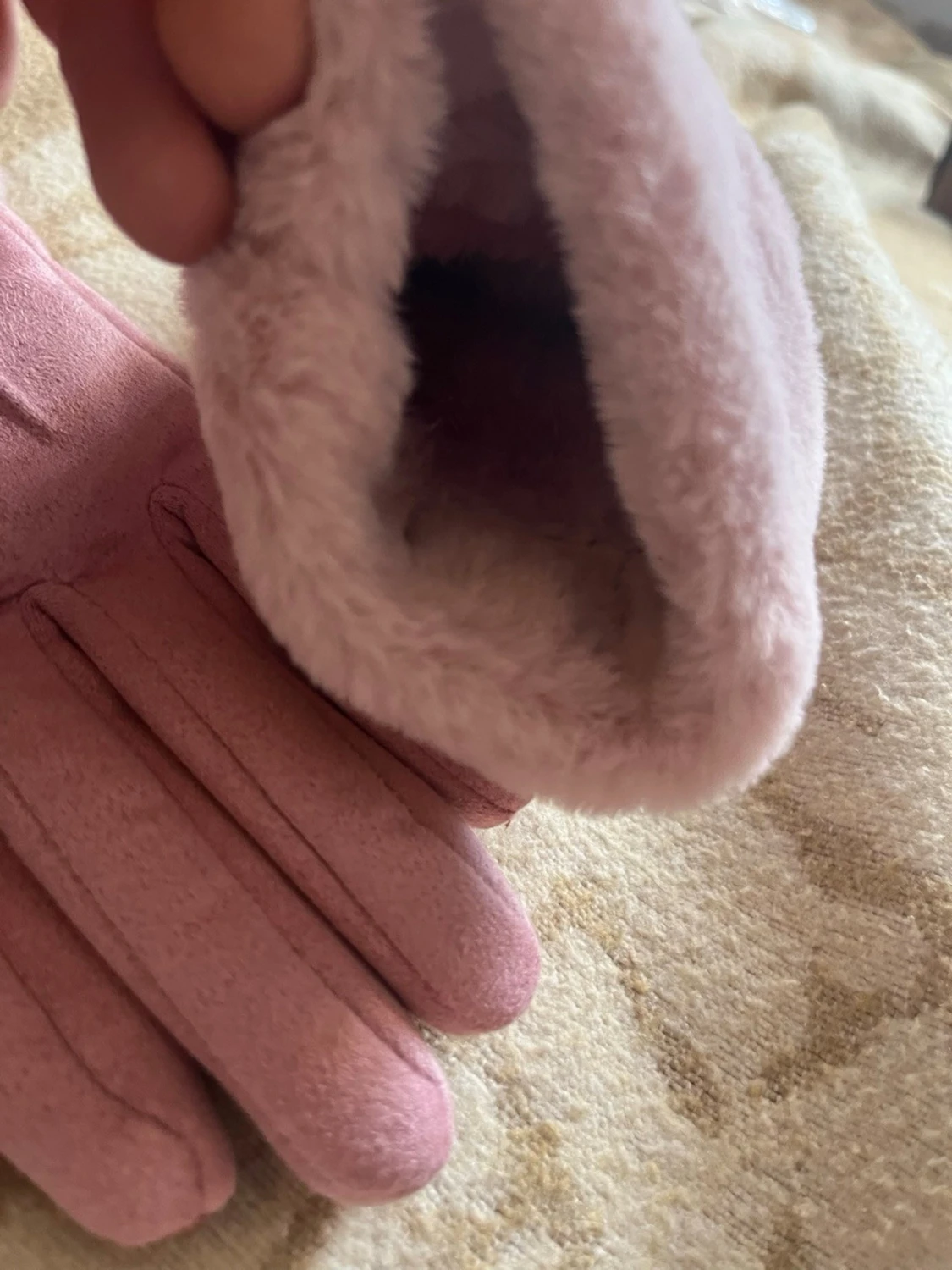 Nya Ugg handskar rosa Med touch  - 1