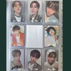 boynextdoor photocards  - säljer mina boynextdoor pcs!! alla är i mycket bra skick, vid intresse kontakta mig 💞 packar med sleeve, toploader och kommer med freebies!! de som köper fler pcs kommer att prioriteras!! jag är inte ansvarig för postens slarv!! vid köp av minst 200kr kan man få fri frakt<3