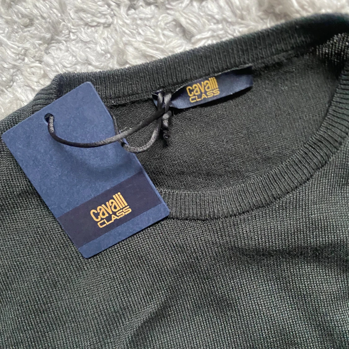 Svart stickad tröja från Cavalli Class - 1