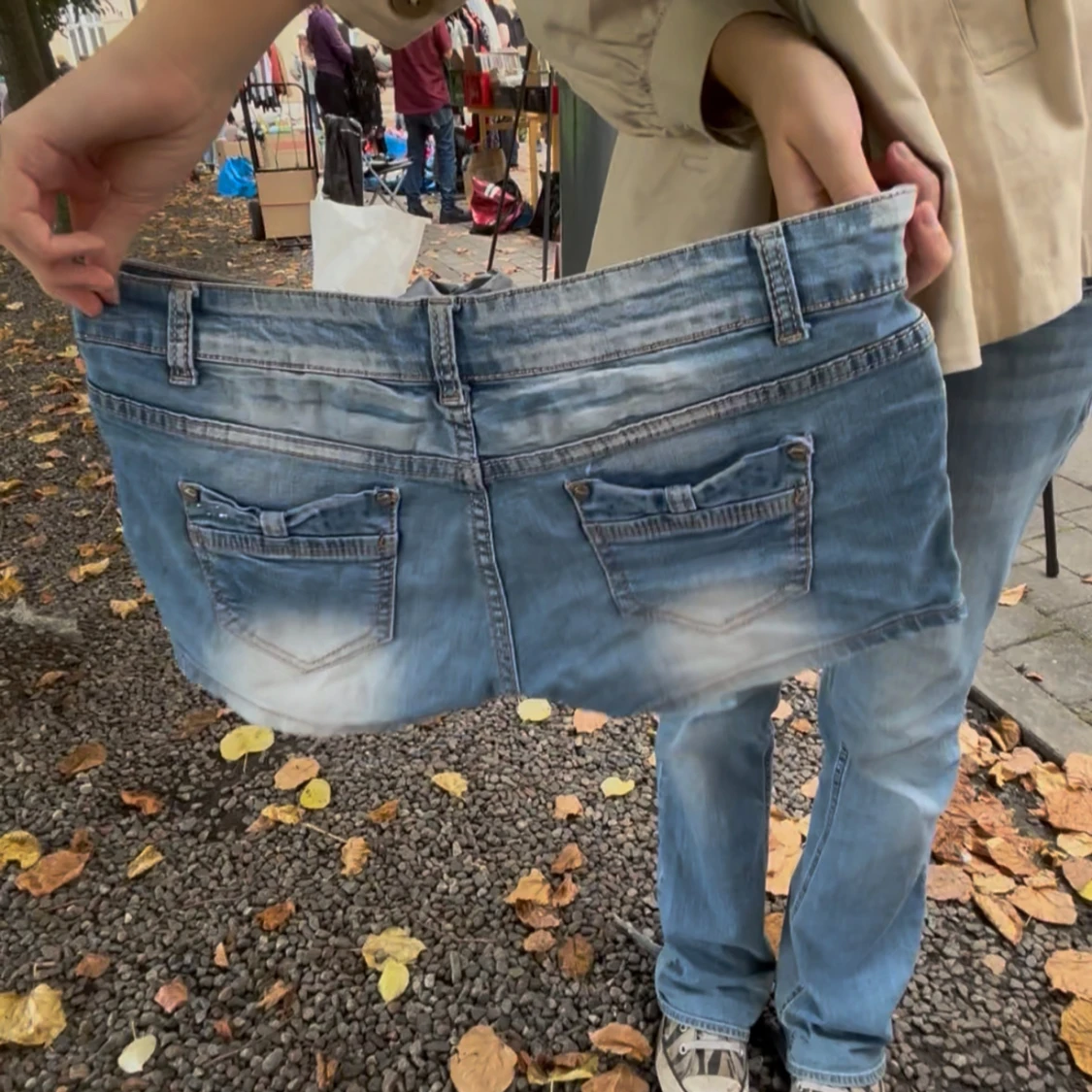 Låg midjas shorts - 1