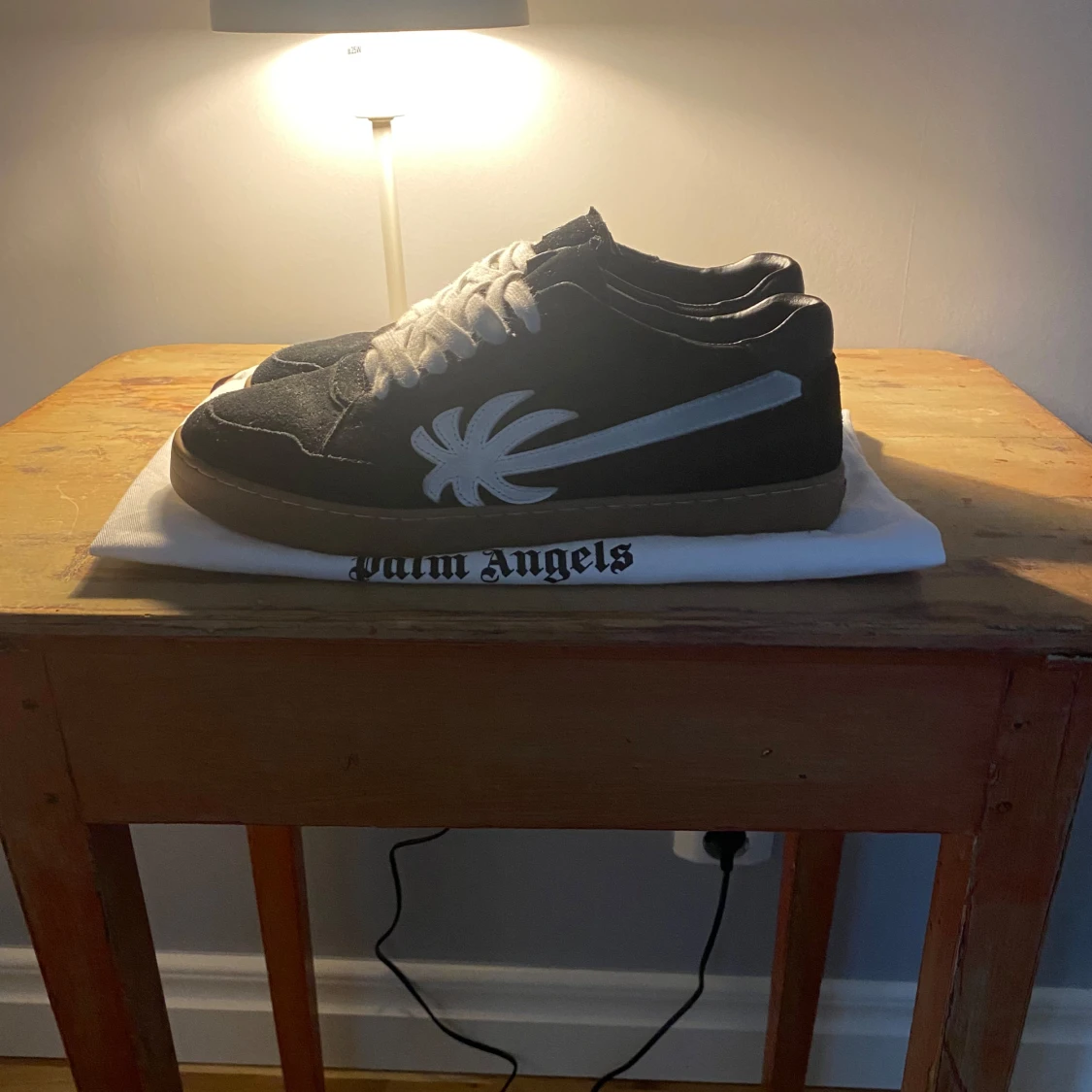 Palm Angels svarta sneakers med palm - 1