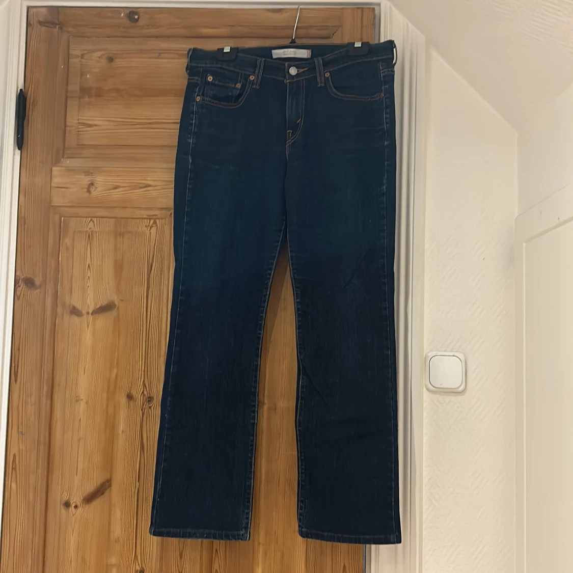 Levi's 501 mörkblå jeans straight fit