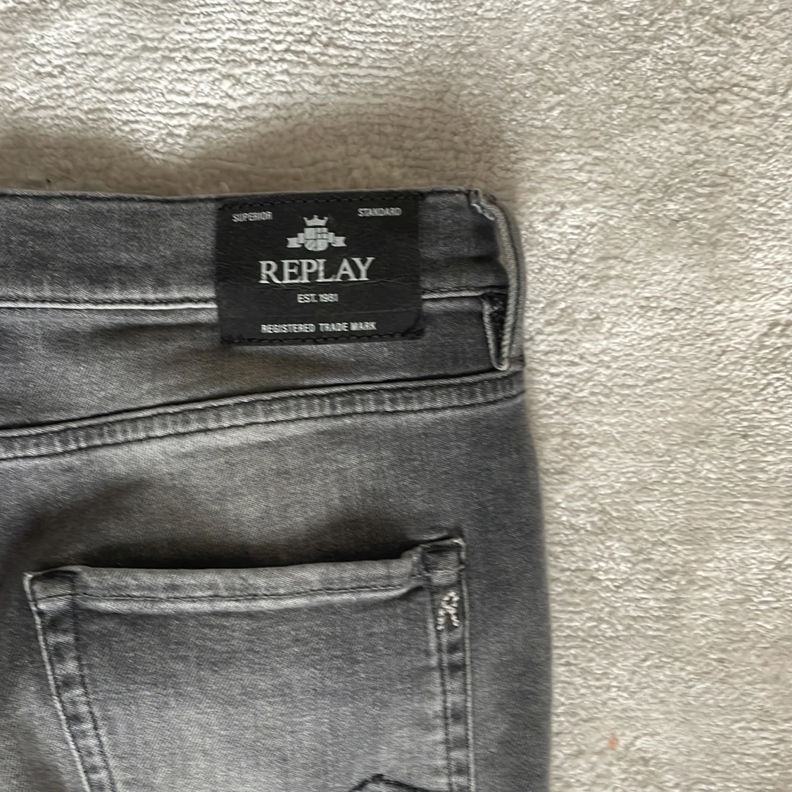 Replay grå jeans straight fit - 2