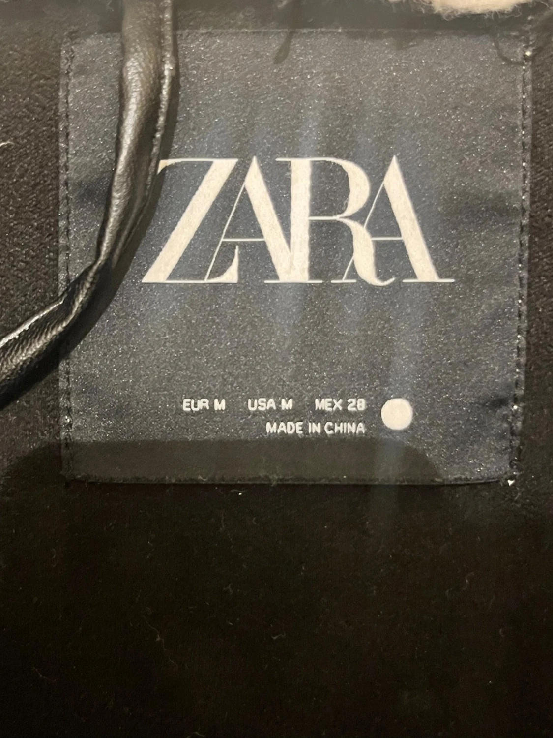 Beige teddyjacka från Zara, M - 3