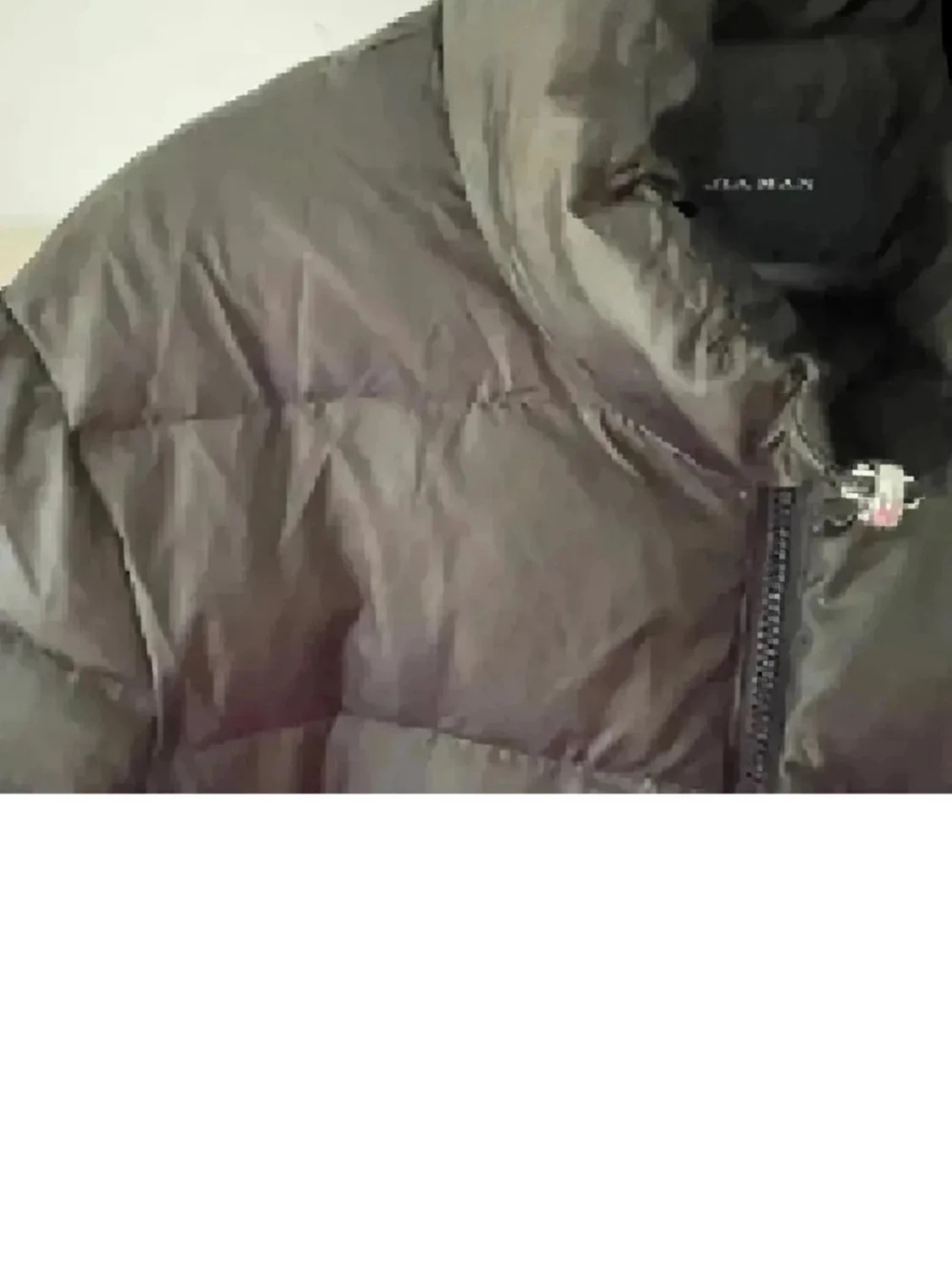 Svart dunjacka L - 1