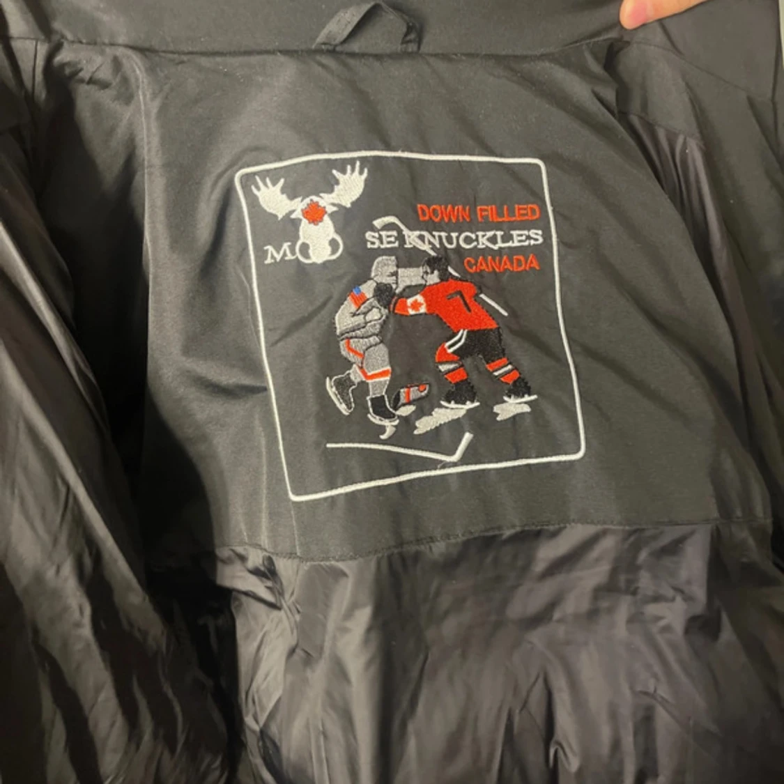 Svart dunjacka Moose Knuckles 3XL - 3