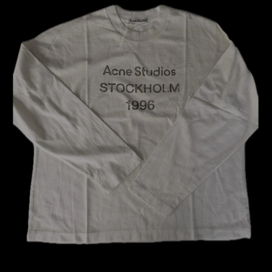 Vit långärmad tröja Acne Studios