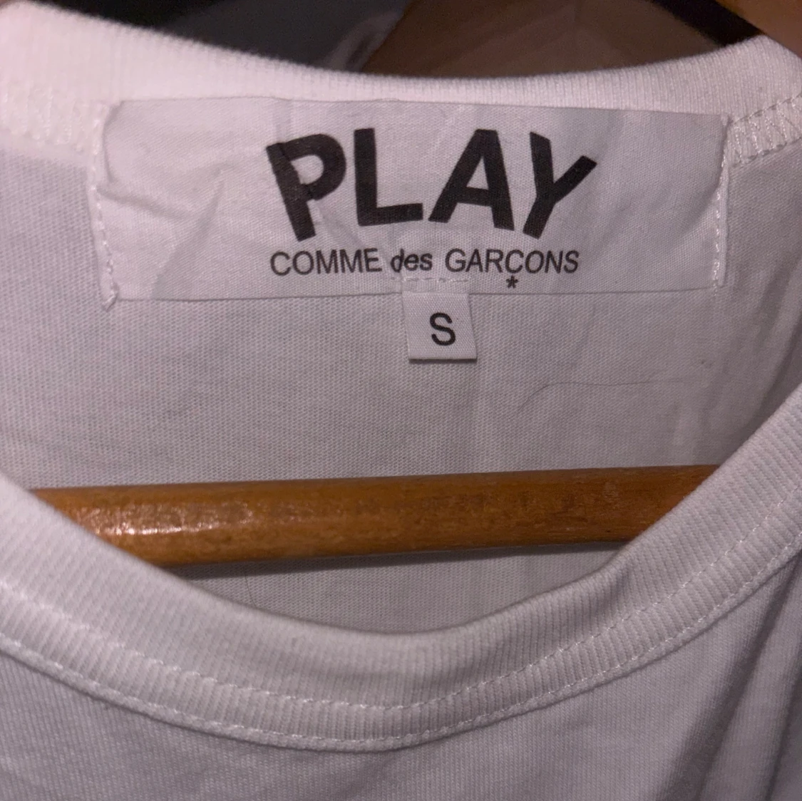 Vit Comme des Garçons Play t-shirt S - 2