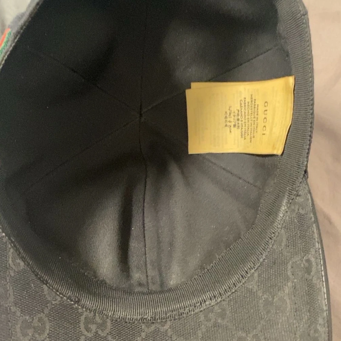 Svart Gucci keps  - 3