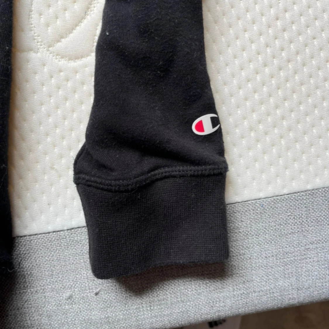 Svart Champion sweatshirt i bomull - 1