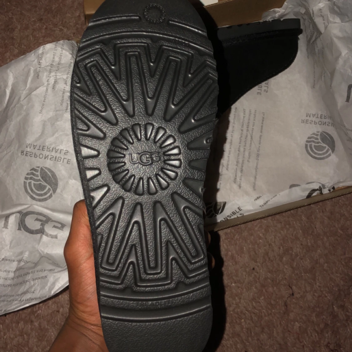 Svarta UGG i mocka - 1