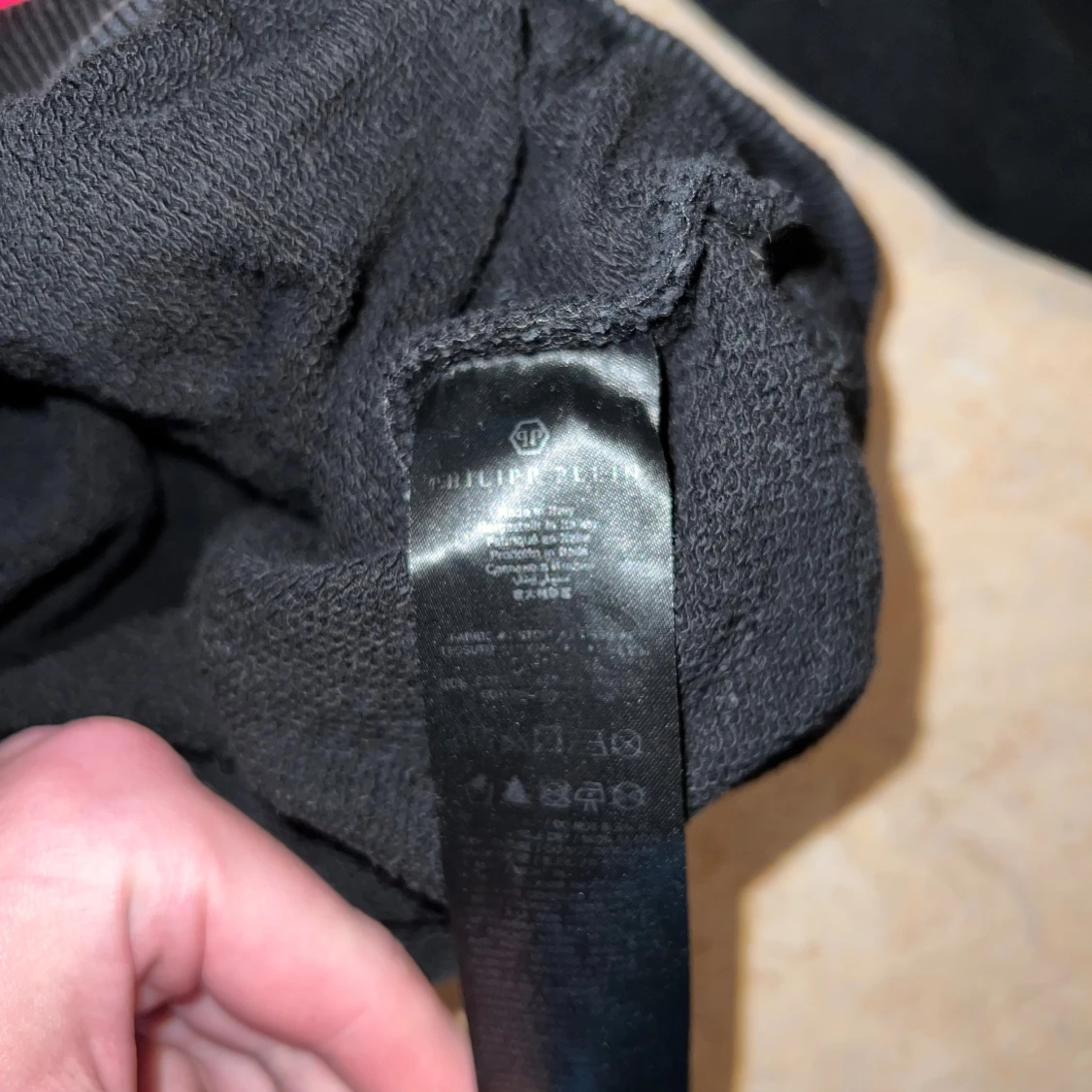 Svart hoodie från Philipp Plein med dödskalle - 3