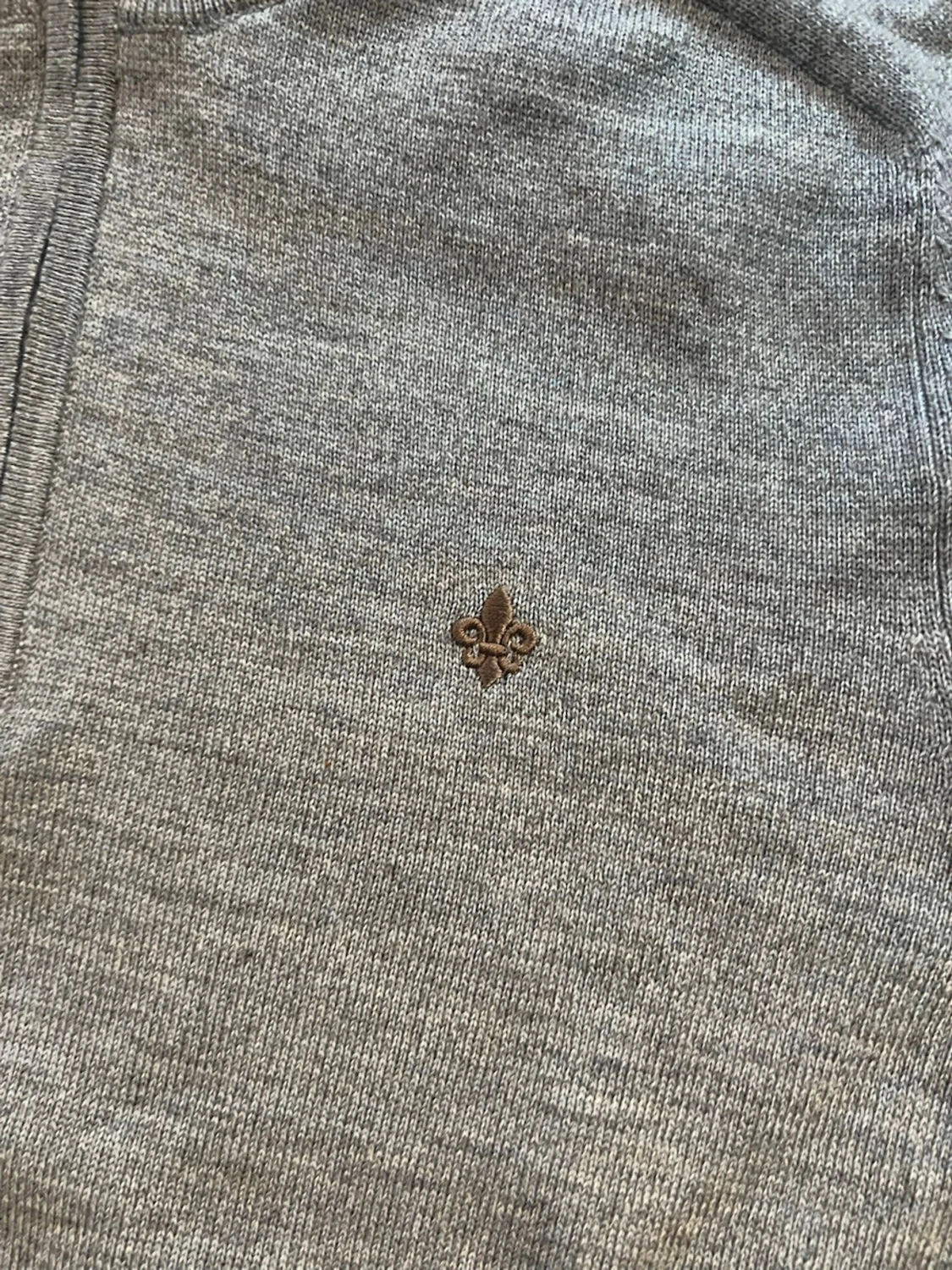 Blå halvzip tröja från Morris - 2