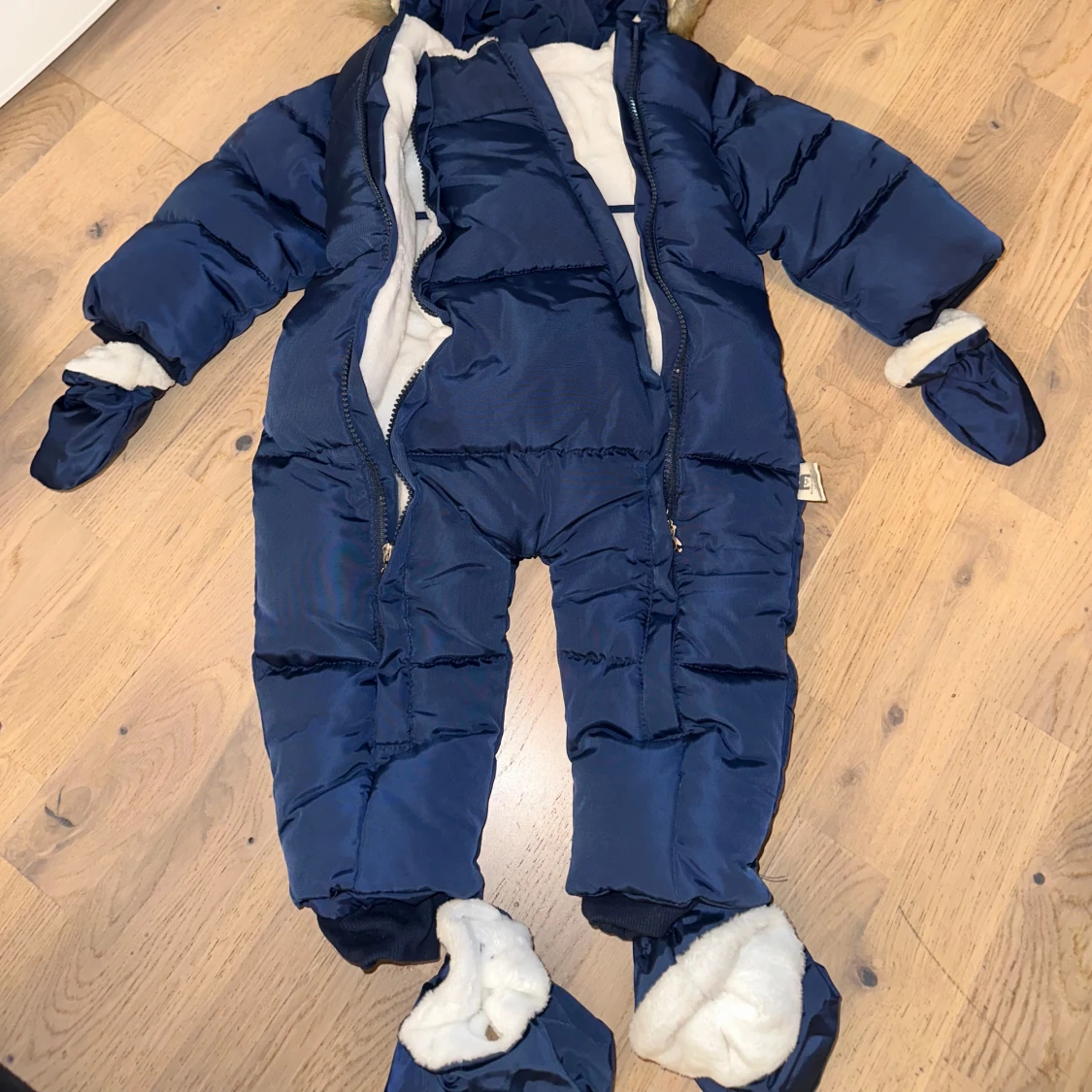 Murmelbear blå overall, storlek 18 mån + - 1