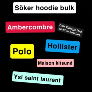 Söker hoodie bulk  - Hoodie Size S endast