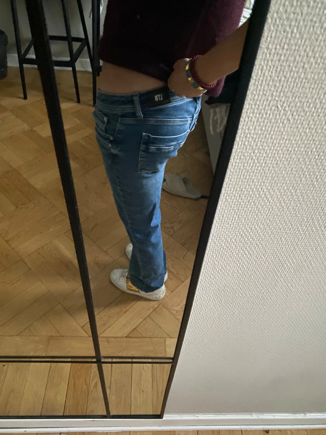 Blå lågmidjade  jeans från LTB - 2