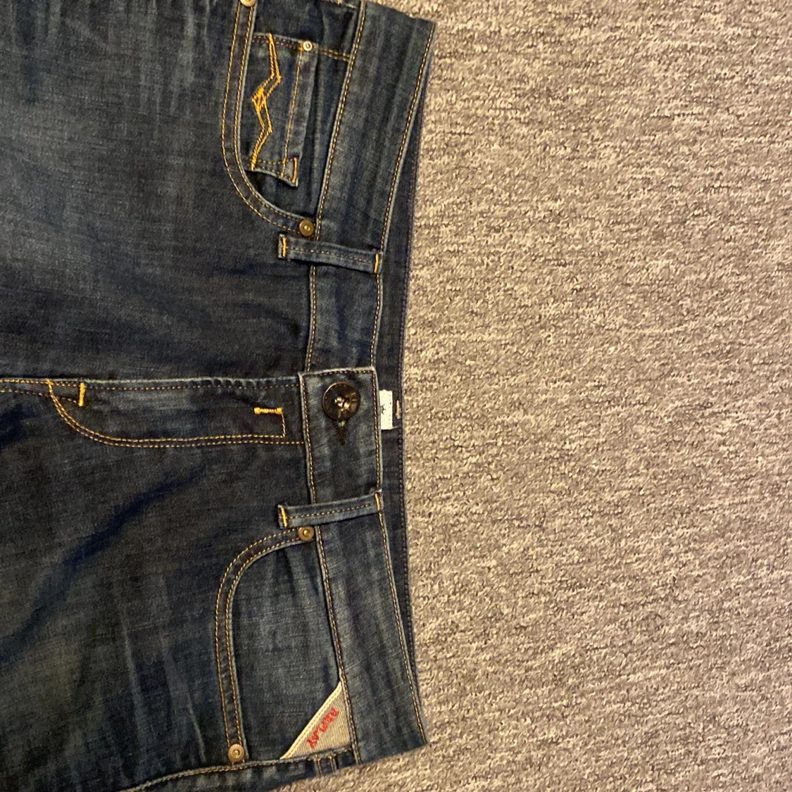 Replay Anbass mörkblå jeans slim fit - 3