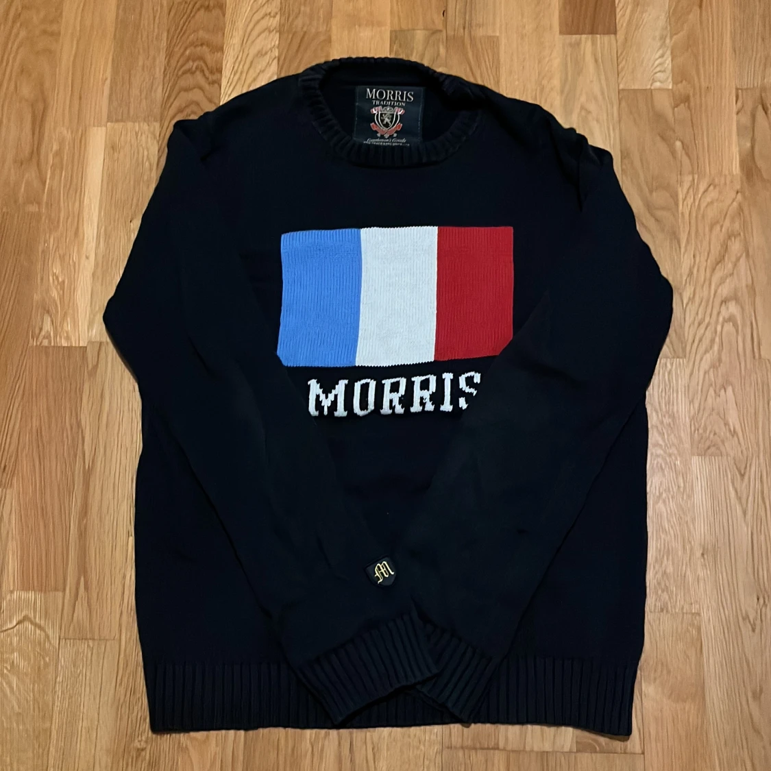 Svart stickad tröja Morris M/L - 3