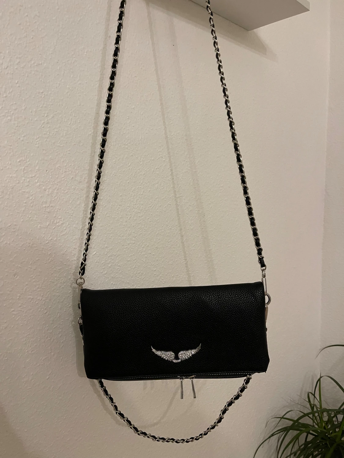 Svart axelväska zadig voltaire