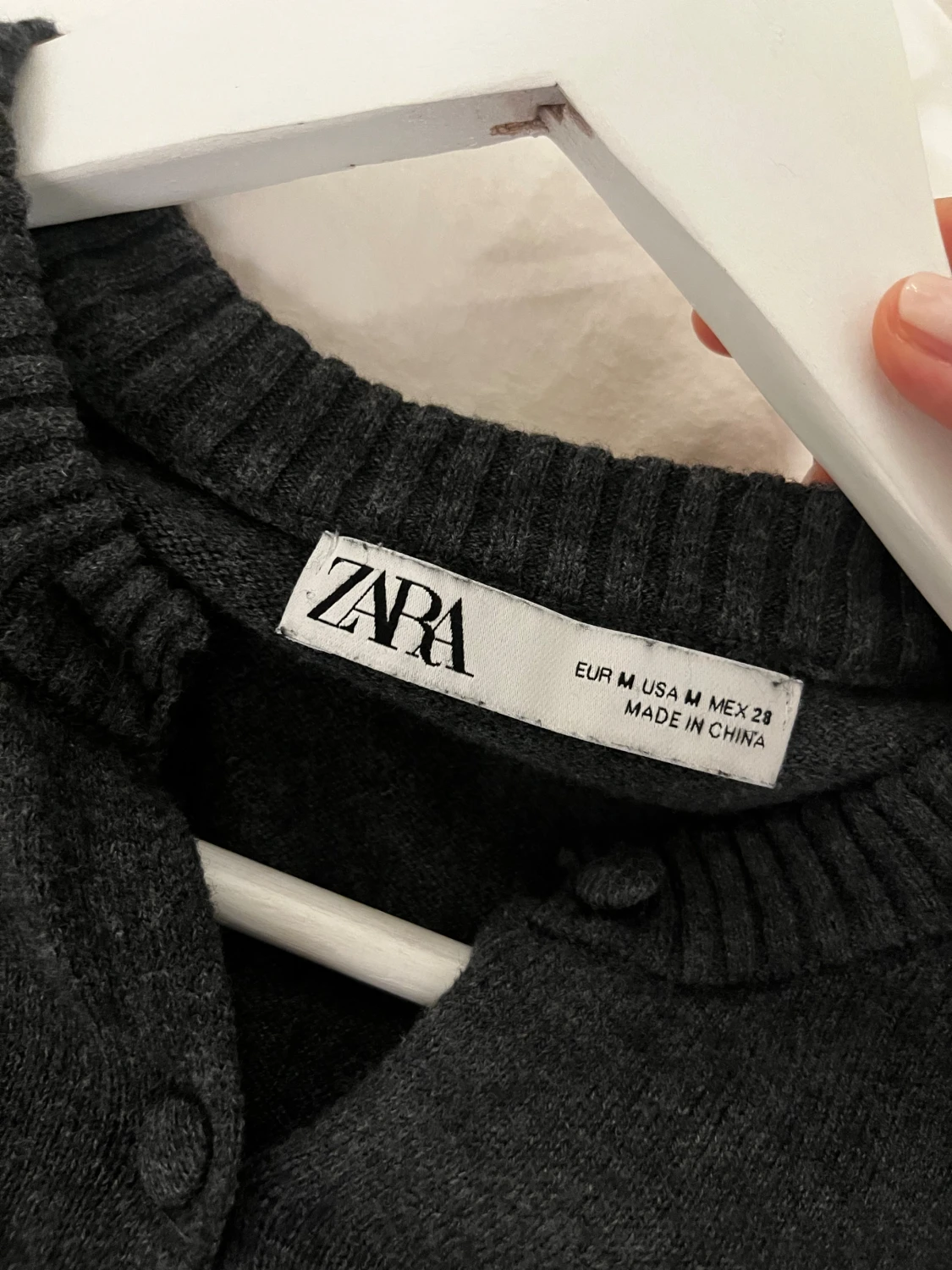 Mörkgrå kofta från Zara - 2